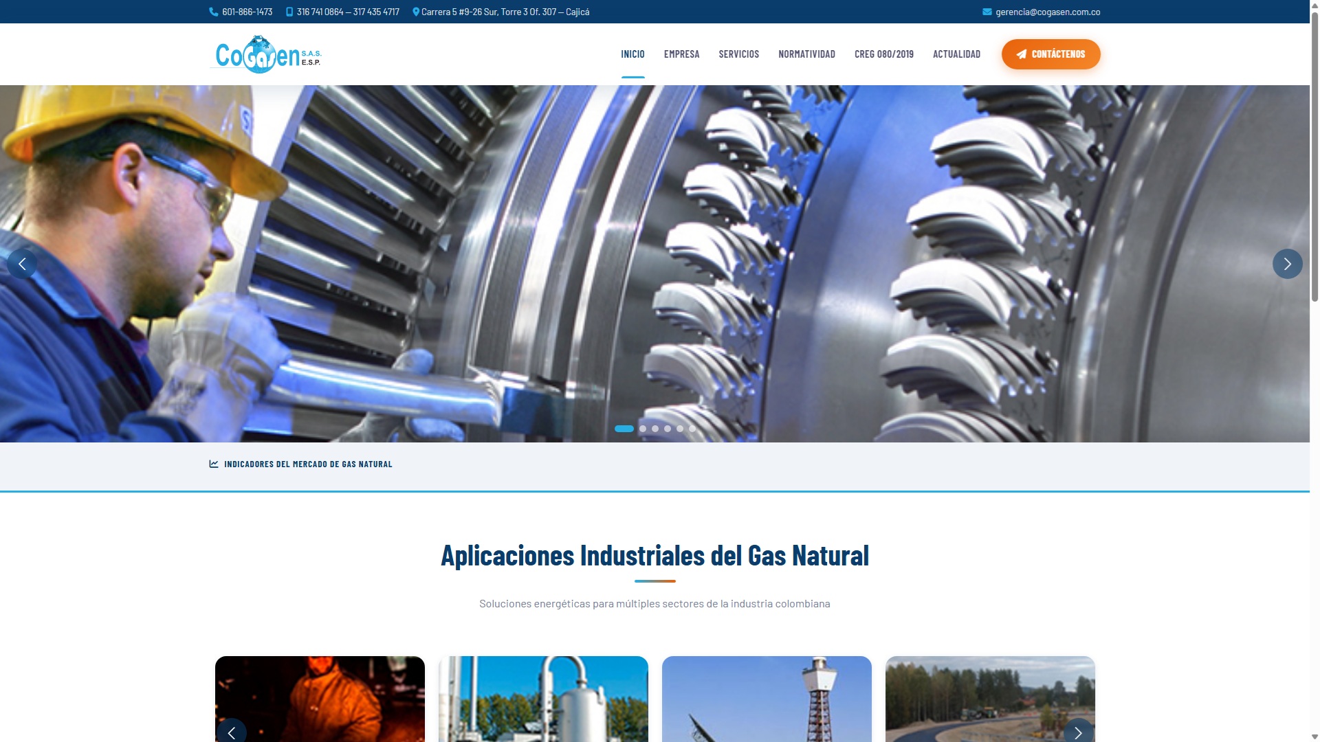 Cogasen - Sector energético · Corporativo